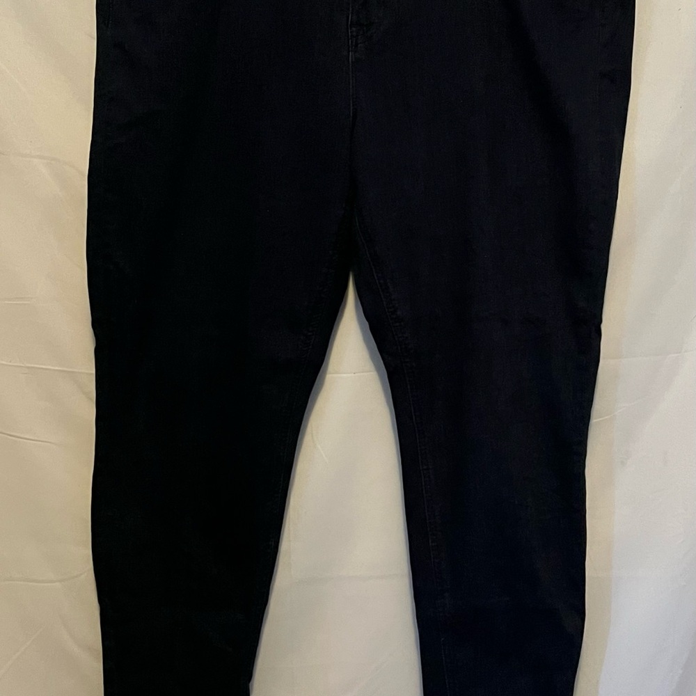 Melissa McCarthy Seven7 Dark Wash Soft Denim Pencil Jeans Size 24